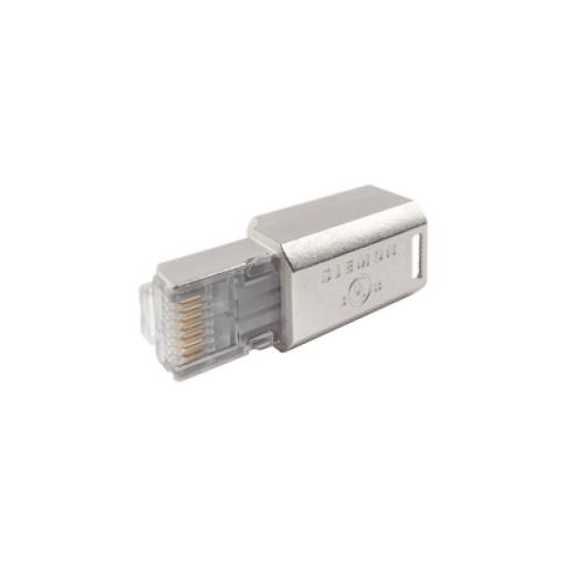 Siemon Plug RJ45 Cat6A Blindado, Terminación en Campo, Compatible con ...