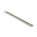 Canaleta LD10 de PVC rígido, con cinta adhesiva para instalación sin herramientas, de 38.4 x 24 x 1828.8 mm, Color Blanco Mate
