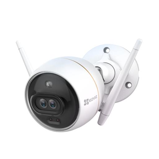 EZVIZ Bala IP 2 Megapíxel / Wi-Fi  / Doble Lente / COLORES EN OSCURIDAD /  Notificación a la App al Detectar Personas o Vehículos  / Grabación en la nube / Audio de dos vías / Luz Estroboscópica / Sirena / Ranura Para M