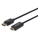 Cable DisplayPort a HDMI 1080p Manhattan 3 M.
