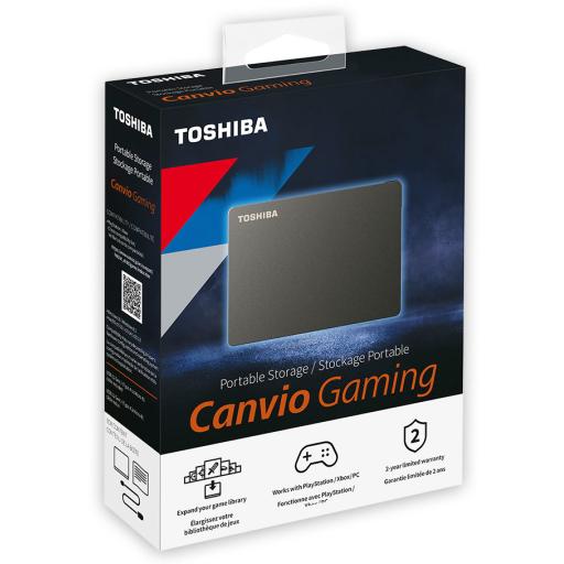 Disco Duro Externo Toshiba Canvio Gaming 2.5 4TB USB Negro