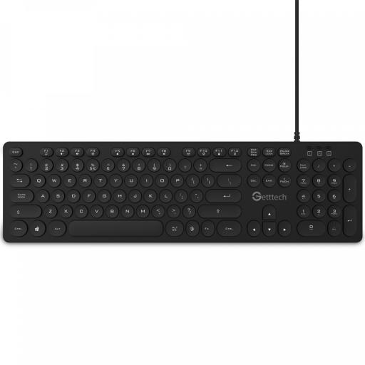 Getttech TECLADO GETTTECH GTI-28201G IGNITE BACKLIGHT USB GRIS 105 TEC  ESPAÑOL