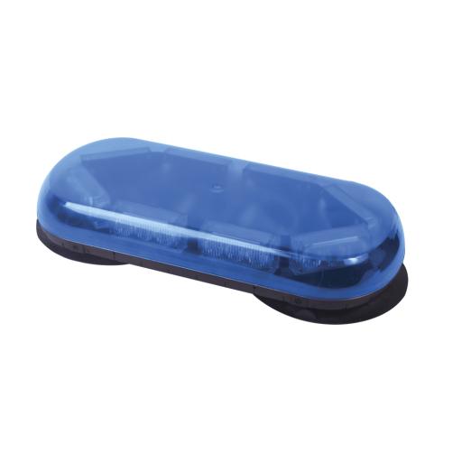 [EPCOMINDUSTRIALSIGNALING_X605-B] EPCOM INDUSTRIAL SIGNALING Mini Barra de luces con 24 LED, Color Azul y Montaje de Succión e Imán