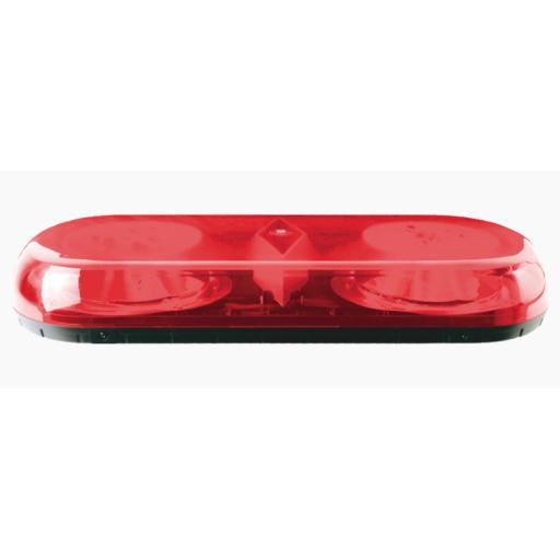 [EPCOMINDUSTRIALSIGNALING_X606-R] EPCOM INDUSTRIAL SIGNALING Mini Barra de Luces Serie X606, con 18 LED, Color Rojo, Montaje Permanente