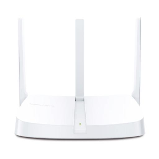 Mercusys Router Inalámbrico N / 2.4 GHz de 300 Mbps / 1 Puerto WAN 10/100 Mbps / 3 puertos LAN 10/100 Mbps /  3 antenas de 5 dBi / Compatible con IPTV e IPV6