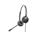 Fanvil Diadema binaudal (duo) con tecnología antishock para teléfonos IP FANVIL y Polycom con micrófono de cancelación de ruido, larga durabilidad