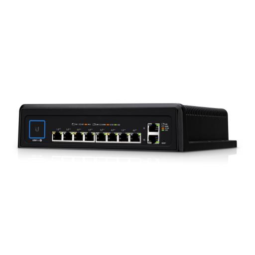 [UBIQUITINETWORKS_USW-INDUSTRIAL] Ubiquiti Networks Switch industrial UniFi PoE de 10 puertos Gigabit (8 x 802.3bt y 2 x Ethernet) para temperaturas extremas