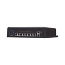 Ubiquiti Networks Switch industrial UniFi PoE de 10 puertos Gigabit (8 x 802.3bt y 2 x Ethernet) para temperaturas extremas