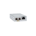 Allied Telesis Convertidor de medios gigabit ethernet a fibra óptica, conector SC, multimodo (MMF), distancia de 220 hasta 500 m