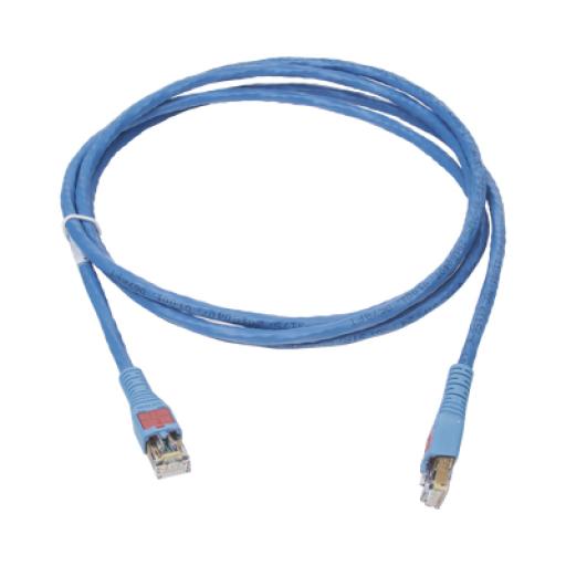 Siemon Patch Cord Tipo BladePatch, Desconexión Desde la Bota, Cat6, 7ft, Color Azul, Versión Bulk (Sin Empaque Individual)