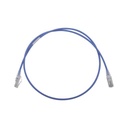Siemon Patch Cord MC6 Modular Cat6 UTP, CM/LS0H, 3ft, Color Azul, Diámetro Reducido (28AWG)