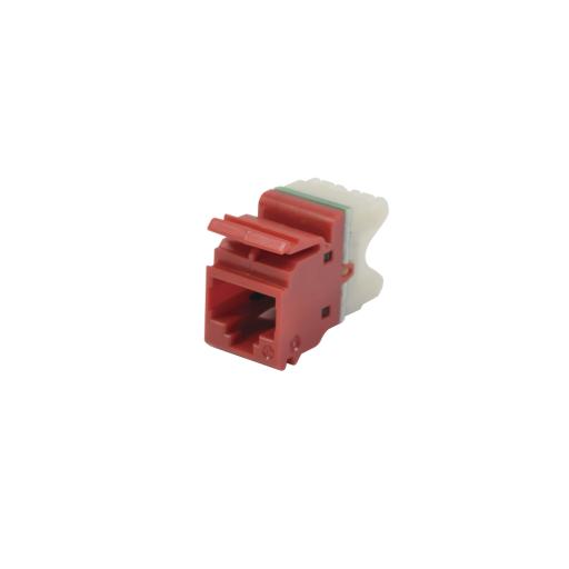 Siemon Jack MAX UTP Categoría 6, Estilo 110, Montaje Plano, Color Rojo