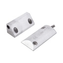 SFire Contacto Magnético para Piso, Salida Dual NC/NA, GAP 75mm, Cubierta de Aluminio con 55cm de Cable Blindado