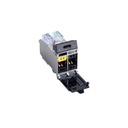 Siemon Jack TERA Categoria 7A, Con puerta protectora, Para aplicaciones de servicios compartidos, Color Negro