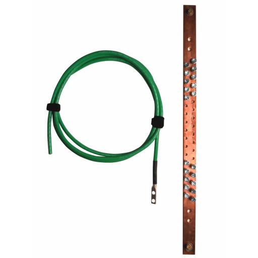 [SIEMON_VP-GRD] Siemon Barra de cobre de puesta a tierra para Gabinetes y Rack's de Telecomunicaciones, de 19in