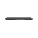 Siemon Patch Panel Z-MAX de 24 puertos, Blindado, Precargado con Jacks Categoria 6A, Plano, 1UR