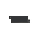 Siemon Placa adaptadora "Plug and Play", Ciega, Color Negro