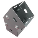 CHAROFIL Derivación codo horizontal de 45 grados 65 X 65 mm, fabricado en lámina de acero al carbón