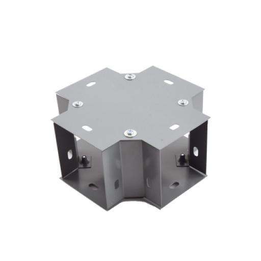 CHAROFIL Derivación "X" 100 X 100 mm, fabricado en lámina de acero al carbón 