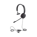 Jabra Jabra Evolve 20 Mono con conexión USB, micrófono con cancelación de ruido de ultima generación, configuración Plug and Play (4993-829-209)