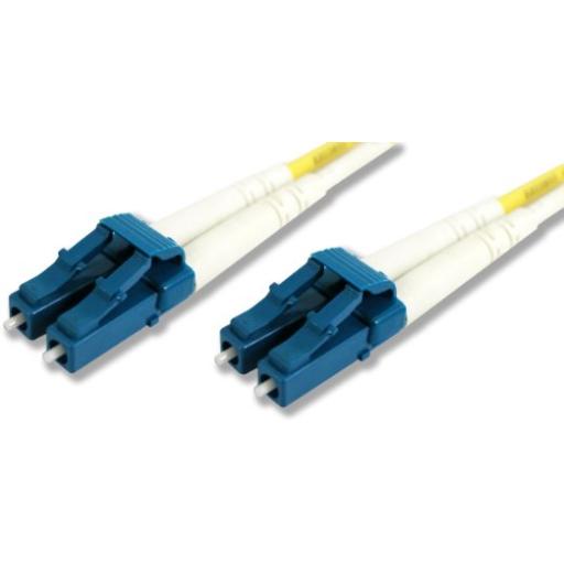 Siemon Jumper de Fibra Óptica Monomodo (OS2), XGLO, Riser, LC/UPC-LC/UPC Duplex, OFNR, Color Amarillo, 1 Metro