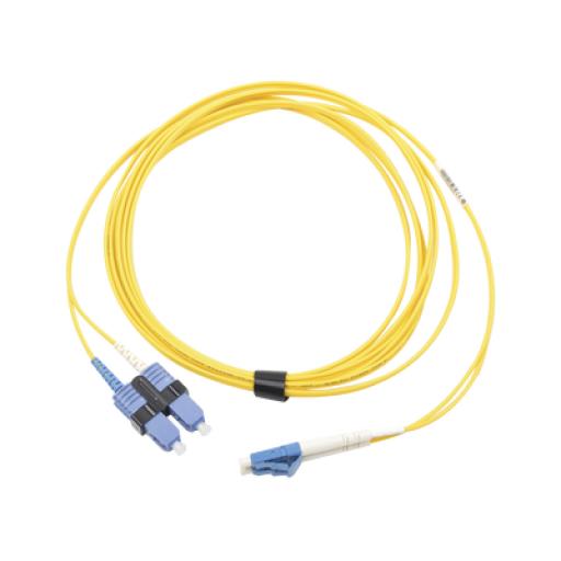 Siemon Jumper de Fibra Óptica Monomodo (OS2), XGLO, LC/UPC-SC/UPC Duplex, OFNR, Color Amarillo, 7 Metros