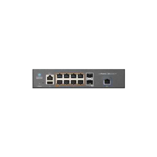 [CAMBIUMNETWORKS_MX-EX2010PXA-U] Cambium Networks Switch cnMatrix EX2010-P capa 3 de 10 puertos(8 PoE Gigabit 802.3af/at, 2 SFP, 1 consola, 1 MNGMT, 1 USB)  administración desde la Nube (MX-EX2010PXA-U)