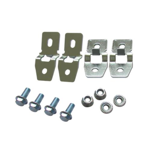 [PRECISION_PST-WC-010] Precision Juego de 4 Pestañas Metálicas para Fijación a Pared de Gabinetes Línea PST. Incluye tornillo y tuerca.