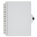 STI Gabinete de Policarbonato Blanco Súper Resistente, para Uso en Interior o Exterior, Cerradura con Llave