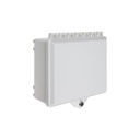 STI Gabinete de Policarbonato Blanco Súper Resistente, para Uso en Interior o Exterior, Cerradura con Llave