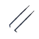 txPRO Antena Omnidireccional, 2.4 - 2.5 GHz, 9 dBi. Dimensiones 38.4 cm, ideal para router o puntos de acceso
