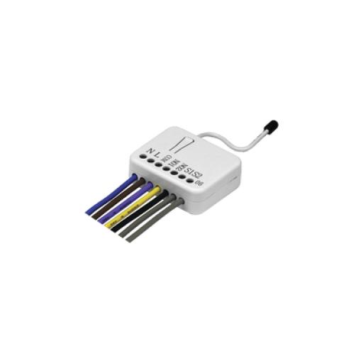 SFire Modulo de relevador contacto seco con tecnologia inalambrica Z-WAVE, compatible con HUB HC7, panel de alarma L5210, L7000, Total Connect  y Alarm.Com