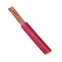 Indiana Cable Eléctrico 8 awg  color rojo,Conductor de cobre suave cableado. Aislamiento de PVC, auto extinguible. BOBINA 100 MTS