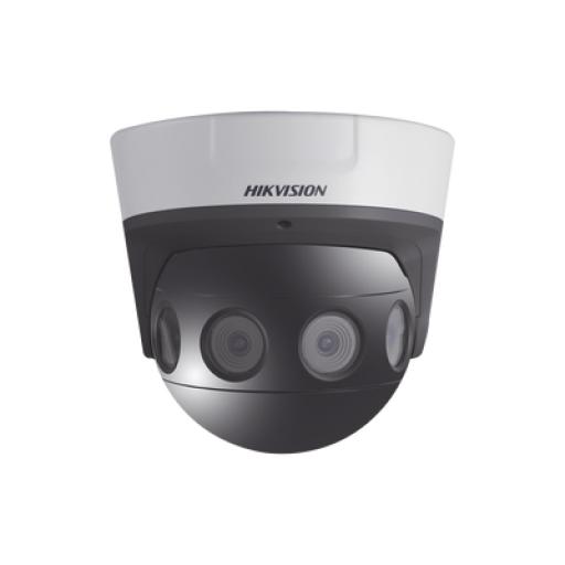 [HIKVISIONDIGITALTECHNOLOGY_DS-2CD6924G0-IHS] Hikvision Digital Technology PanoVu Series / Vista Panorámica 180° / 8 Megapixel en Total / 4 Lentes 2.8 mm (2 Megapixel) / 20 mts IR EXIR / Exterior IP67 / IK10 / 12 Vcc / PoE+ / MicroSD