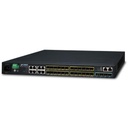 Planet Switch Administrable L3 16-Puertos 100/1000X SFP, 8-Puertos Gigabit TP/SFP, 4-Puertos 10G SFP+ Stackable
