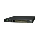 Planet Switch Administrable L3 16-Puertos 100/1000X SFP, 8-Puertos Gigabit TP/SFP, 4-Puertos 10G SFP+ Stackable