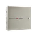 Hikvision Digital Technology Controlador de Acceso / 2 Puerta / 4 Lectores de Huella y Tarjetas / Integración con Video / 100,000 Tarjetas / Incluye Gabinete y Fuente de Alimentación 12Vcc/8A / Soporta batería de respaldo 