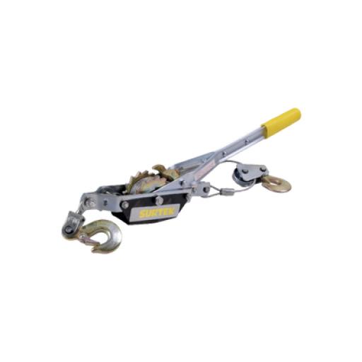 Surtek Malacate/mini grua 4 toneladas de tiro c/cable 6mm