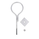 SYSCOM TOWERS Ancla con Aro, largo: 40 cm. de 1/2" de espesor para Losa o Pared. Galvanizado por Inmersión.