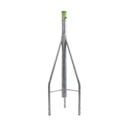 SYSCOM TOWERS Tramo de Remate (Copete) para Tramo STZ-30 Galvanizado Electrolítico con Opresores para Pararrayo.