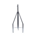 SYSCOM TOWERS Tramo de Remate (Copete) para Tramo STZ-35 Galvanizado Electrolítico con Opresores para Pararrayo.
