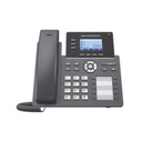Grandstream Networks Teléfono IP Grado Operador, 3 líneas SIP con 6 cuentas, 10 botones BLF, puertos Gigabit PoE, codec Opus, IPV4/IPV6 con gestión en la nube GDMS