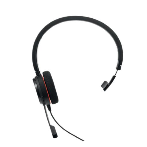 Jabra Jabra Evolve 20 Mono con conexión USB, micrófono con cancelación de ruido de última generación, configuración Plug and Play, Certificación Microsoft Teams (4993-823-109) 