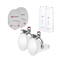Syscom Enlace completo para Backhaul en 5 GHz hasta 1 Gbps con radios AF5XHD de Ubiquiti y Ultra Horn, ultra rechazo al ruido para enlaces largos, sin perdidas