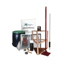 Total Ground Kit Pararrayo con Accesorios para Protección de Diámetro de 200m.