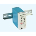 MEANWELL Fuente de poder Industrial Riel Din 24Vcc, 40W