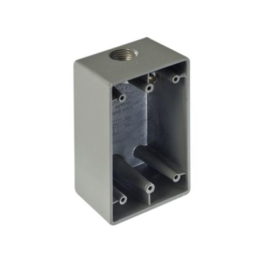 RAWELT Caja Condulet FS de 1/2" ( 12.7 mm) con una boca a prueba de intemperie.