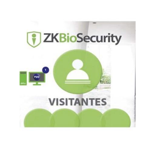 [ZKTECO_ZK-BS-VIS-P1] ZKTeco Licencia para ZKBiosecurity permite la gestion de 5 mil visitantes y 1 estacion de registro