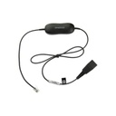 Jabra Cable para diademas BIZ1500, BIZ2300 y BIZ2400, para compatibilidad con telefonos AVAYA 96xx/16xx QD a RJ-9 (88001-03)