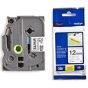 Cinta Brother TZE231 Negro en Blanco, 12mm x 8m